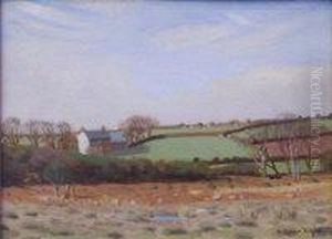 Cornish Farm by Robert Morson Hughes