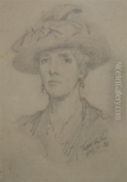 Portrait A Lady In A Hat - view 1