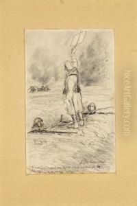 Scene De Tranchees by Georges-Victor Hugo