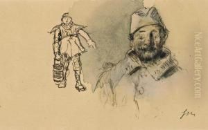 Les Poilus by Georges-Victor Hugo