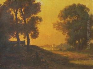 Atardecer by Claude Honore Hugrel