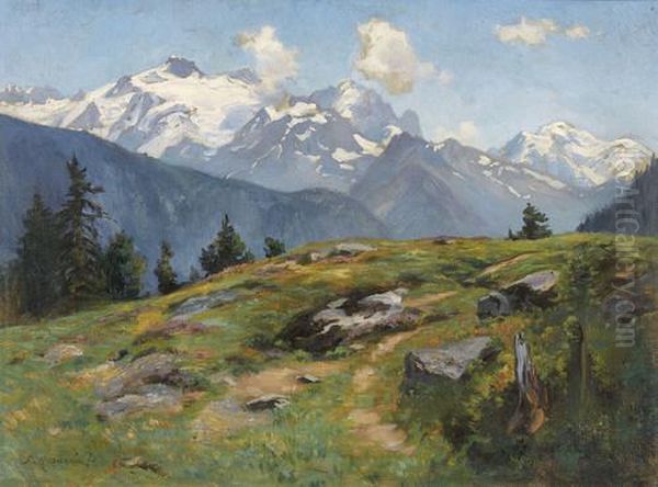 Walliser Bergansicht - view 1