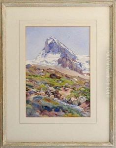 La Dent Blanche by Fritz Edouard Huguenin-Lassauguette