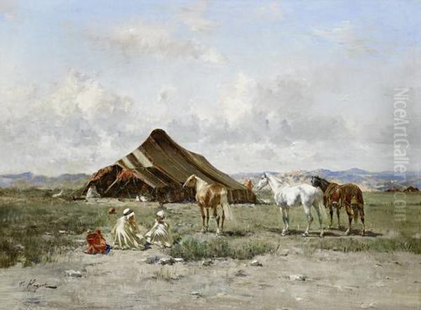 An Arab Encampment - view 1