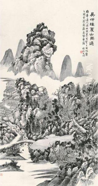 Summer Mountain After Rain - view 1