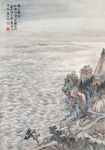Pavilion Over Waves by Lu Hui