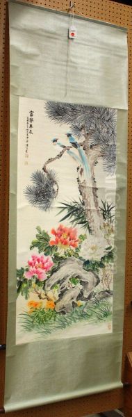 Bird Flower And Pine - view 1