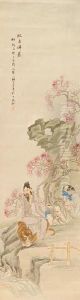 A Set Of Four Figure Paintings by Qian Hui'An