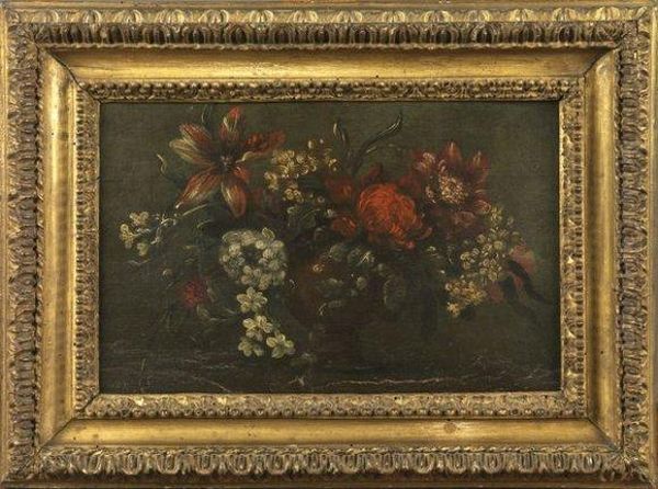 Bouquet De Fleurs Dans Un Vase. - view 1