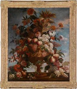 Ein Prunkstillleben Vonblumen by Pierre-Nicolas Huillot