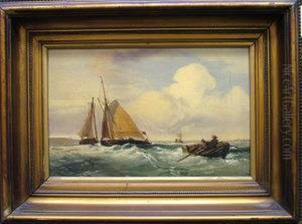 Fishing Vessels On A Choppy Sea - view 1