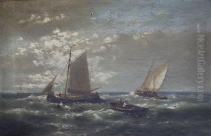 Boats In A Squally Sea Boats In A Squally Sea