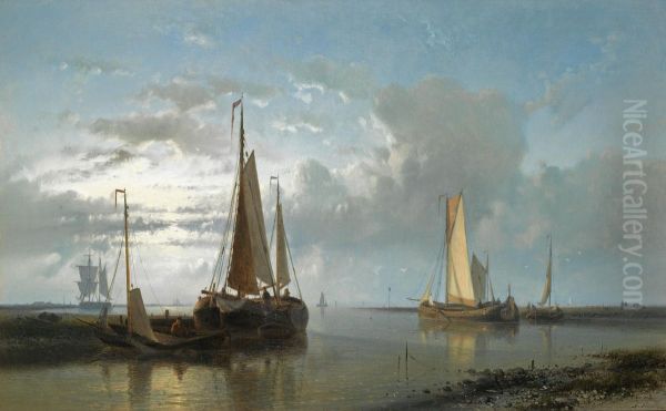 Fishing Vessels In An Estuary - view 1
