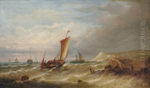 Fischerboote Vor Der Kuste by Abrahamor I Hulk Ii