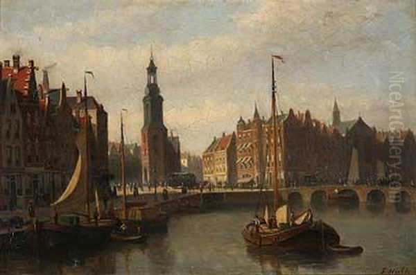 Der Munzturm Zu Amsterdam - view 1