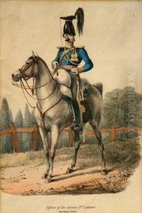 "officer Of The Queen's 9th Lancers, Marching Order" by Edward Hull