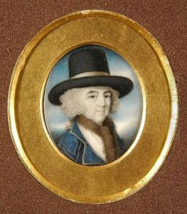 A Portrait Of A Gentleman In A Red Coat, Cream Waistcoat And White Stock