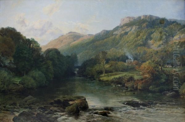 The River Llugwy, Bettws Y Coed - view 1