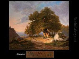 Romantische Mittelgebirgslandschaft Romantische Mittelgebirgslandschaft