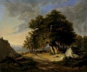 Signiert Unten Links: J. Hulser. by Joseph Hulser