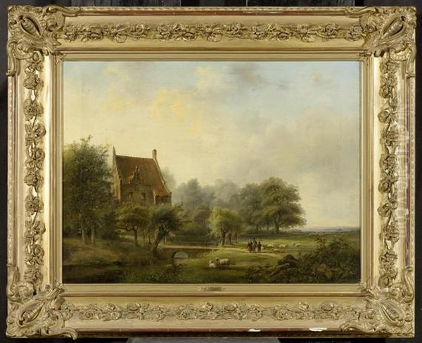 Landscape With A Farm - view 1