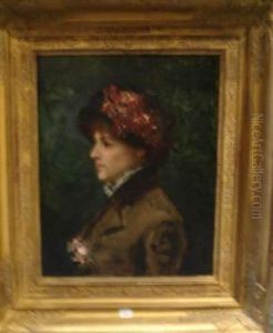 Elegante Au Chapeau by Ferdinand Humbert