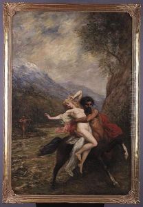 The Rape Of Hippodamea by Ferdinand Humbert
