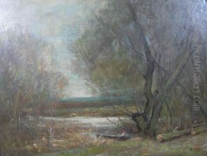 Fishing On The River by Robert Hume