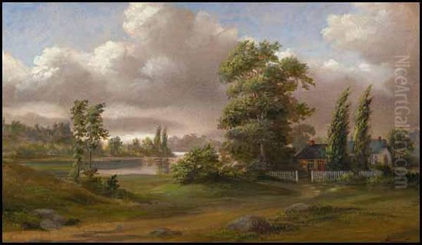 A) Country Home By The River - view 1