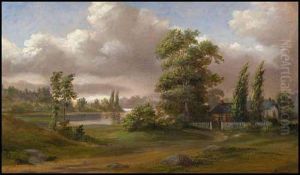 A) Country Home By The River A) Country Home By The River
