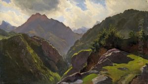 Die Berge Von Valle Di Cadore by Carl Maria Nicolaus Hummel