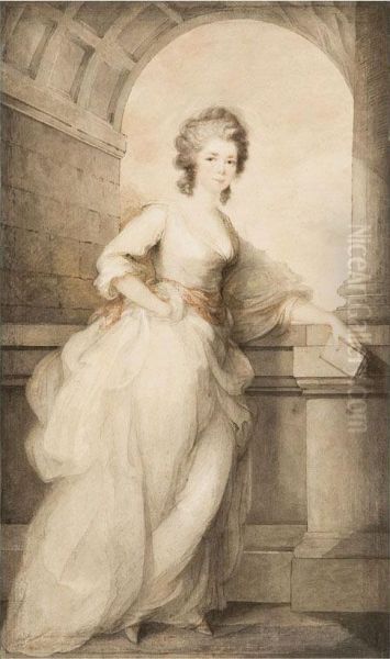 Portrait Of Mrs. Frances Abington - view 1