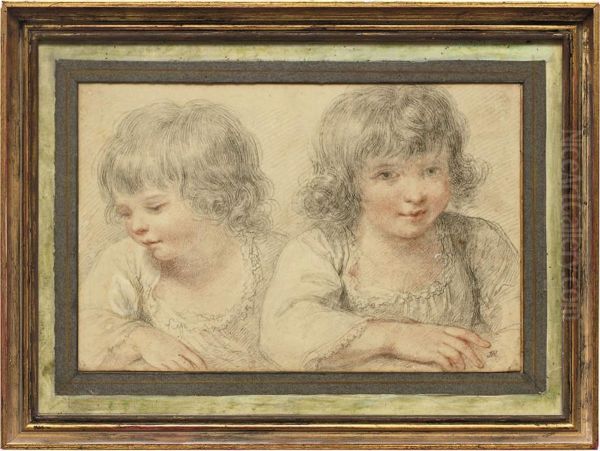 Study Of Two Children - view 1