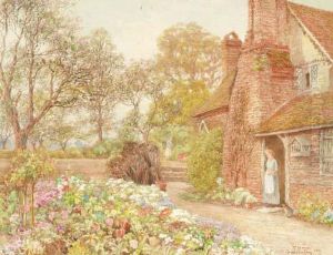 The Cottage Garden by Thomas H. Hunn