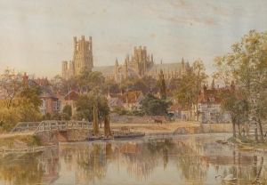 Ely Cathedral From The River by Thomas Hunt