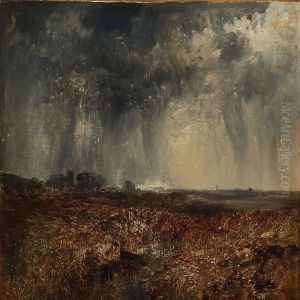 English Moor Landscape by Alfred William Hunt