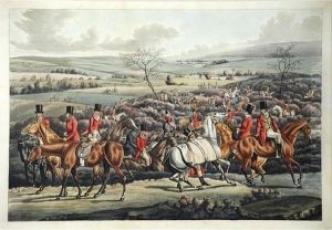 Set Of 4hunting Scenes by Charles Hunt