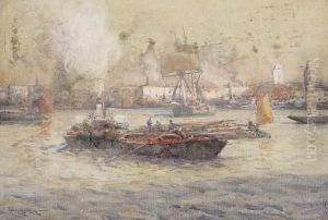 Limehouse Reach by Edward Aubrey Hunt