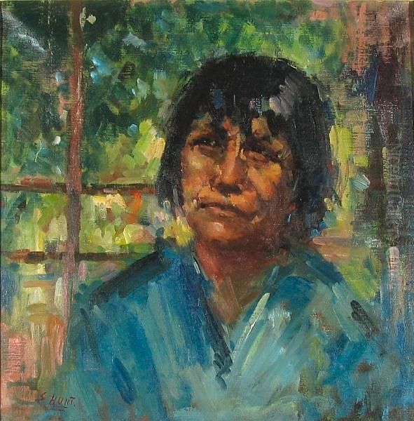A Portrait Of A Native American Woman - view 1