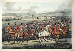 Hunting Scenes by Charles, Hunt Jnr.