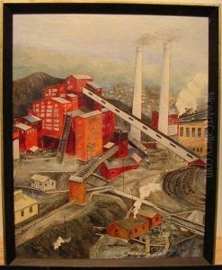 Anthracite Breaker, Olyphant, Pa by Leigh Harrison Hunt