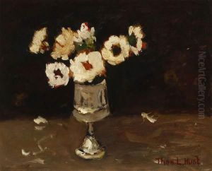 White Flowers In A
Footed Vase White Flowers In A
Footed Vase