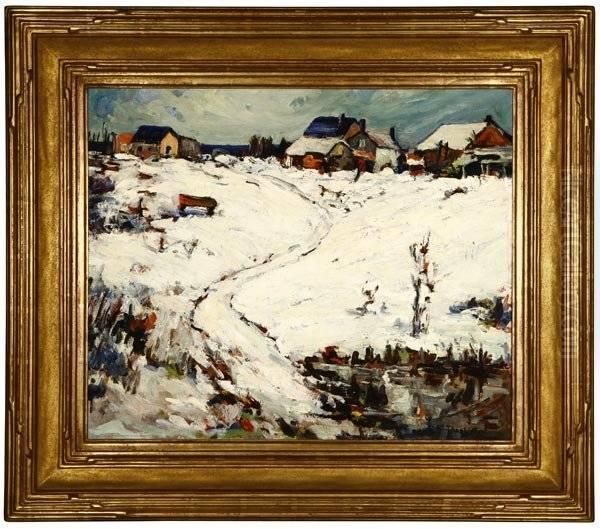 Houses In A Winter Landscape - view 1