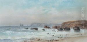 Coastline With Gulls by Walter Simmons Hunt