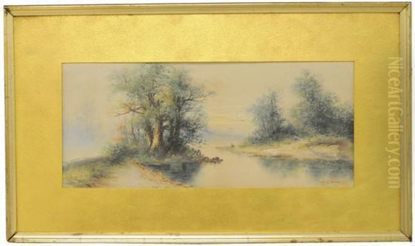 River
And Trees With Birds - view 1