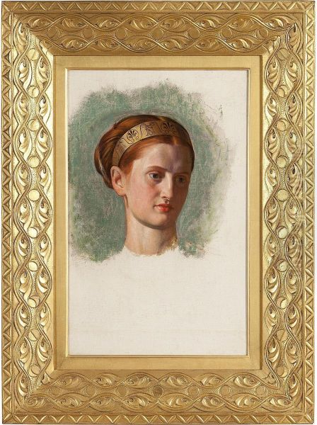 Portrait Study Of Miss Isabella Waugh - view 1