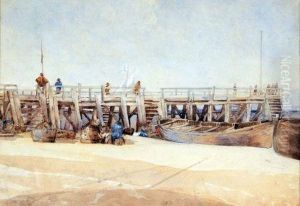 Fisherman At Yarmouth Jetty