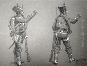 Stehender Infanterist by Emil Hunten