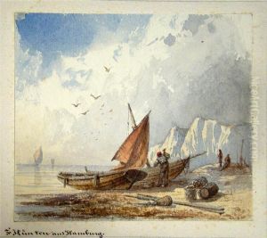 F. Hunten Aus Hamburg by Franz Johann (Wilhelm) Hunten