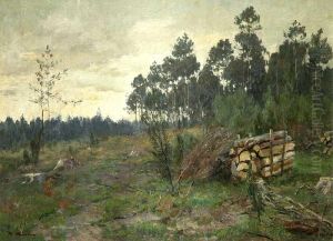 Waldlandschaft by Max Hunten